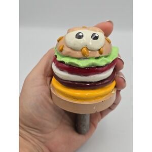Whack Whac A Mole Arcade Head Burger Rare Food Character Carnival‎ Industrial